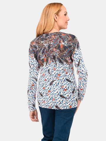 Goldner Pullover in Mischfarben
