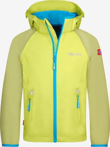 TROLLKIDS Outdoor jacket in Green: front