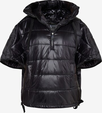 faina Between-season jacket in Black: front