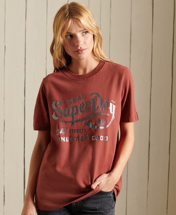 Superdry - Camisa em vermelho