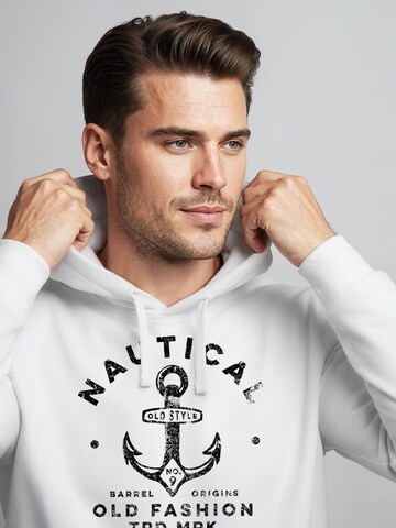 Neverless Sweatshirt 'Nautical Anker' in White
