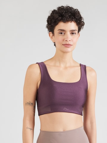 ONLY PLAY Bralette Sports Bra 'ONPJOSTA-2' in Purple: front