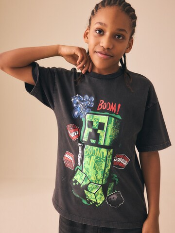 T-Shirt 'Minecraft' Next en gris : devant