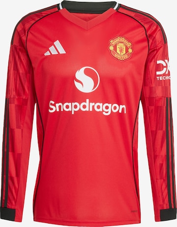 ADIDAS PERFORMANCE - Camiseta de fútbol 'Manchester United 25/26' en rojo: frente