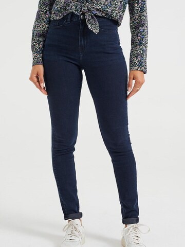 WE Fashion Skinny Jeans in Blauw