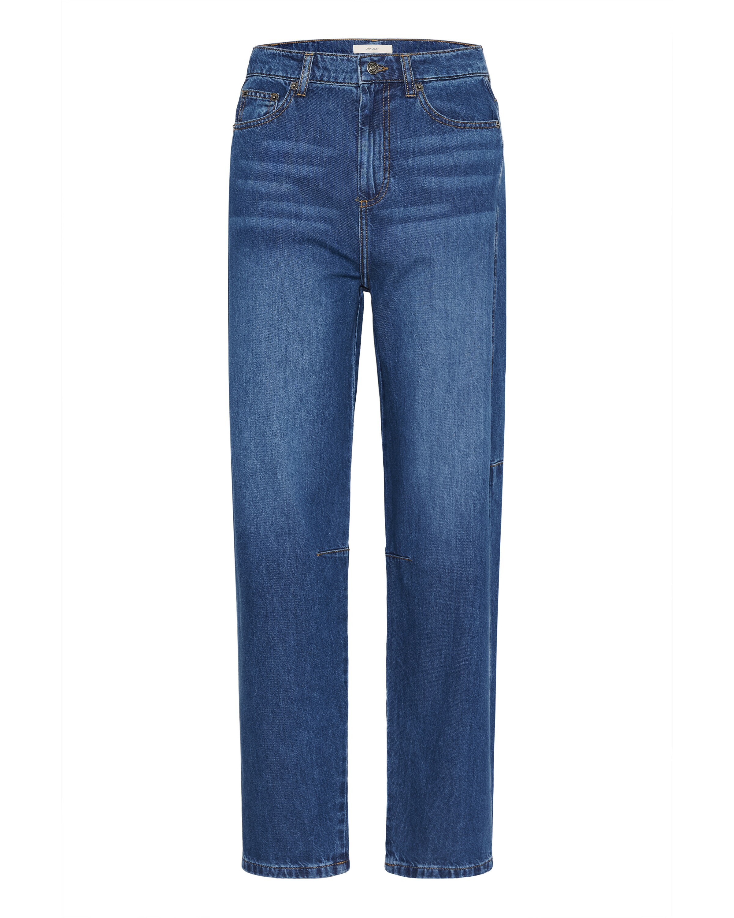 InWear Jean 'Naava Barrel' en bleu denim, Vue avec produit