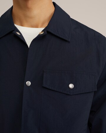 WE Fashion Regular fit Button Up Shirt in Blue