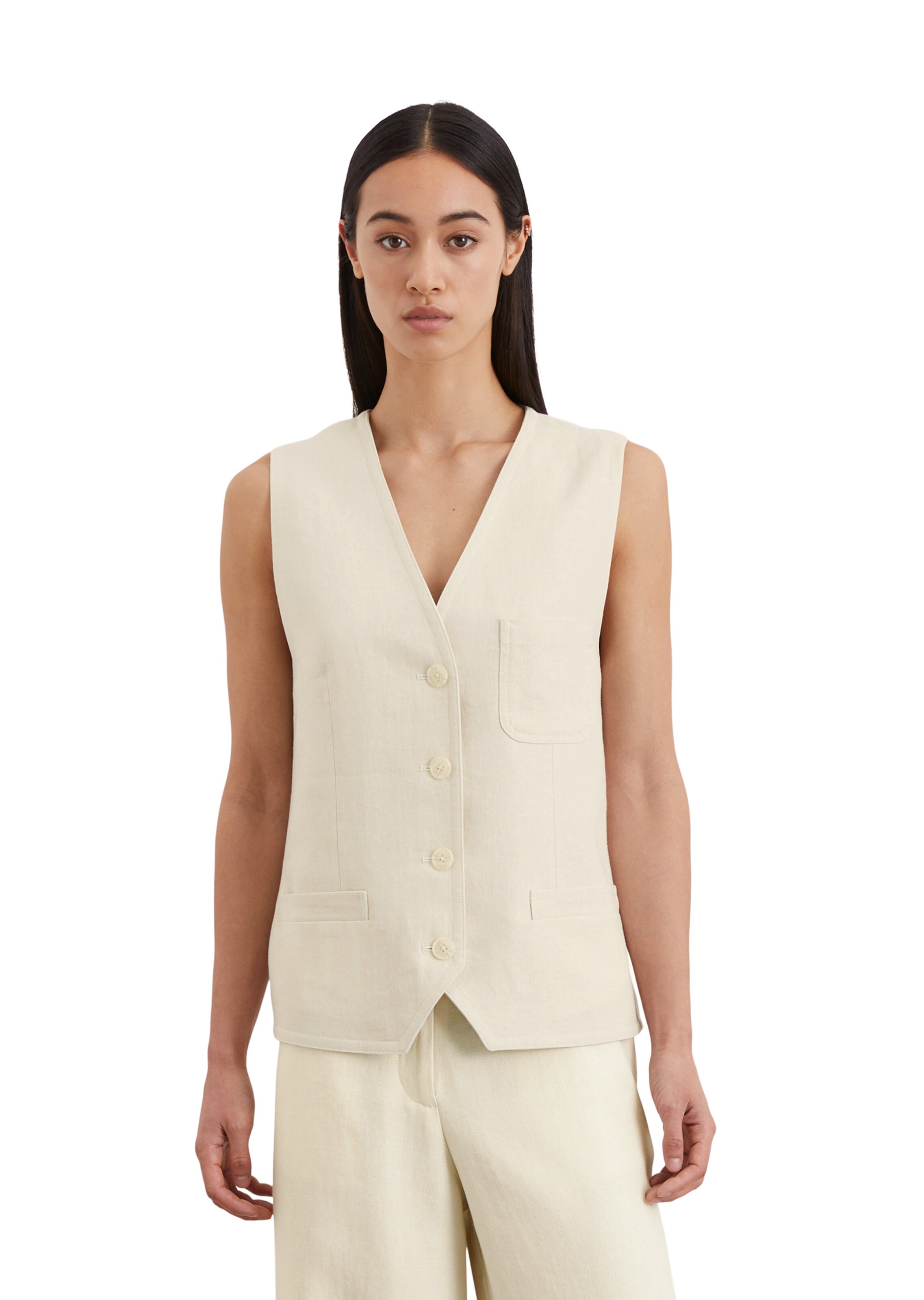 Marc O'Polo Vest in White: front