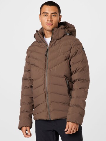 Veste outdoor 'AUBUSSON' ICEPEAK en marron : devant