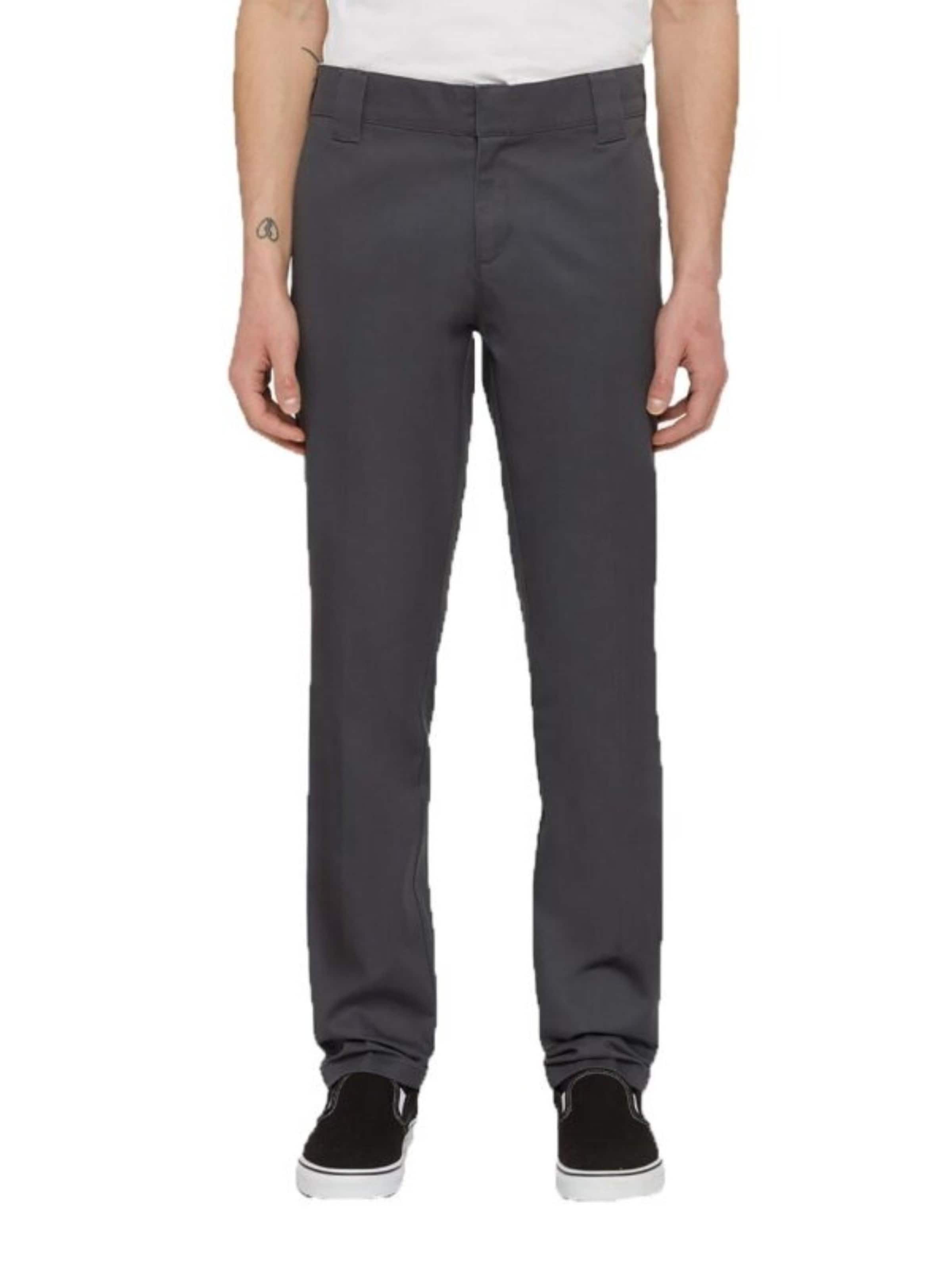 DICKIES - Calças com vincos '872' em cinzento: frente