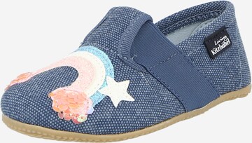 Living Kitzbühel Slippers in Blue: front