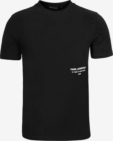 Karl Lagerfeld - Camisa ' 755054 ' em preto: frente