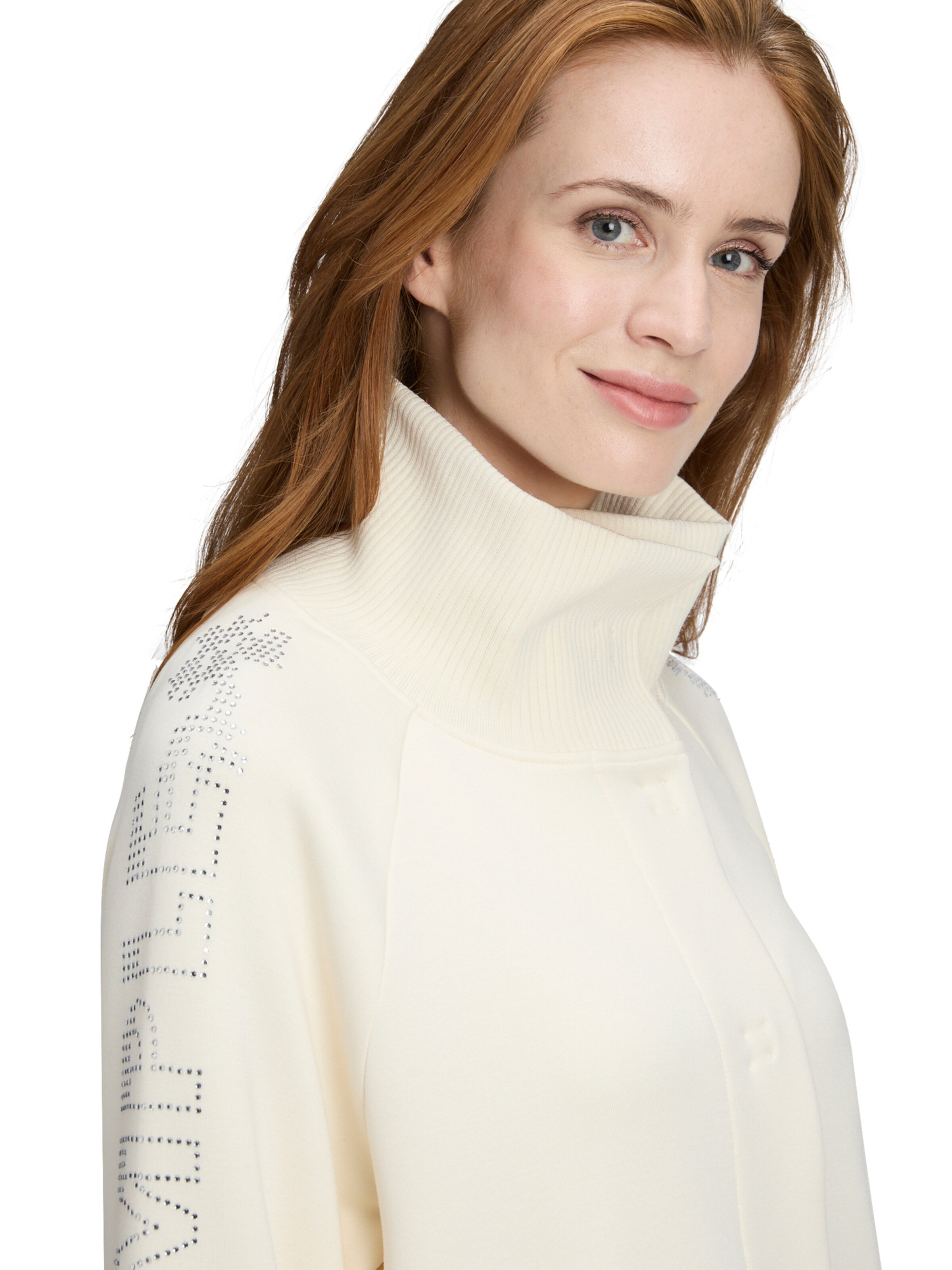 Betty Barclay Sweatjacke langarm in Beige