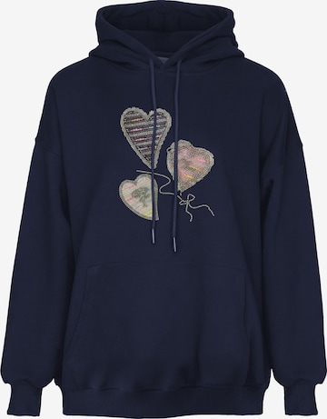 MYMO - Sudadera en azul: frente