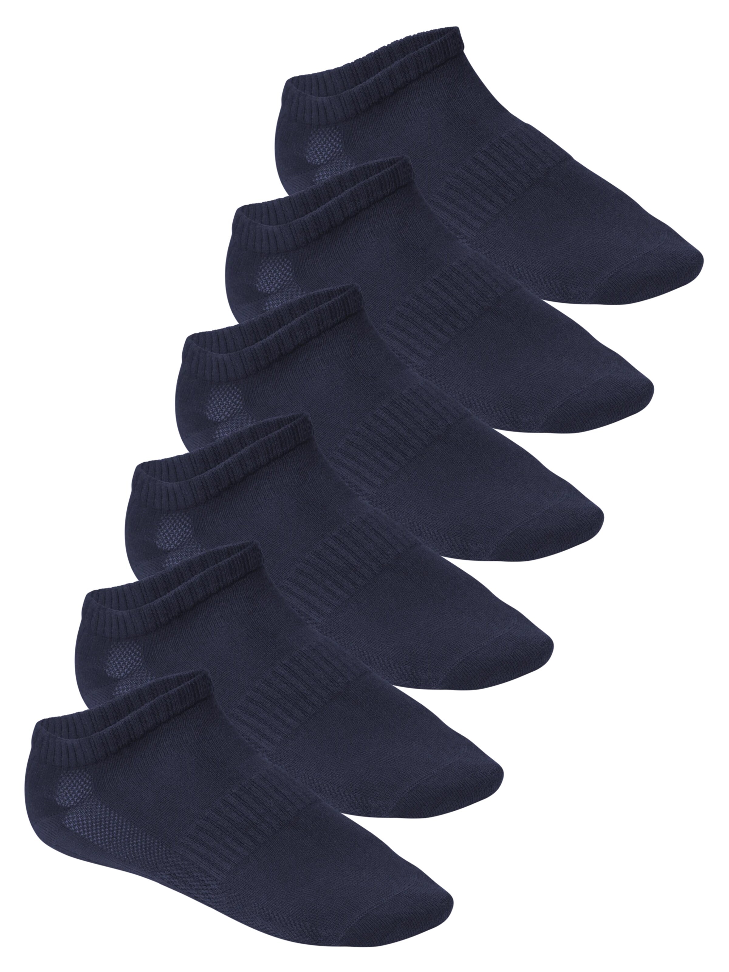 footstar Athletic Socks 'Perfect Fit' in Blue: front