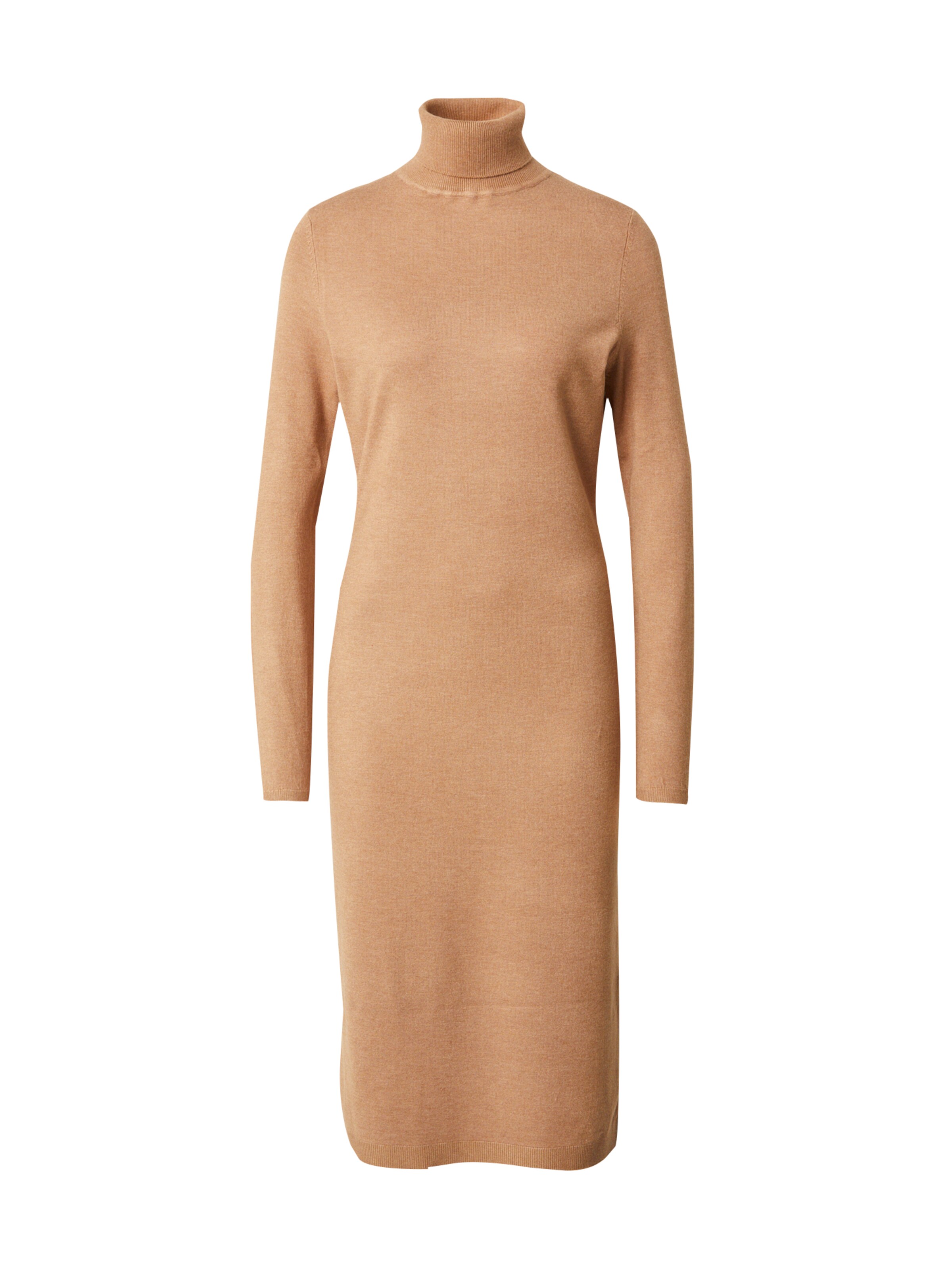 s.Oliver Gebreide jurk in Beige: voorkant