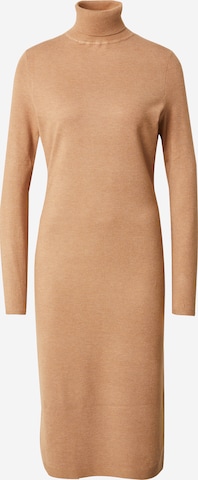 s.Oliver Knitted dress in Beige: front