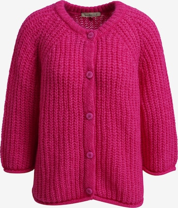 Smith&Soul Cardigan mit 3/4-Ärmeln in Rot: Vorderseite