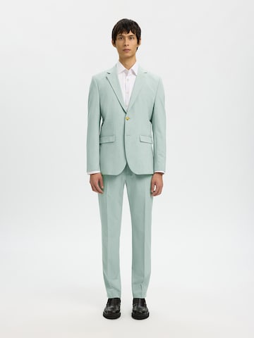 SELECTEDSlimfit Hlače na crtu 'SLHLIAM' - zelena boja