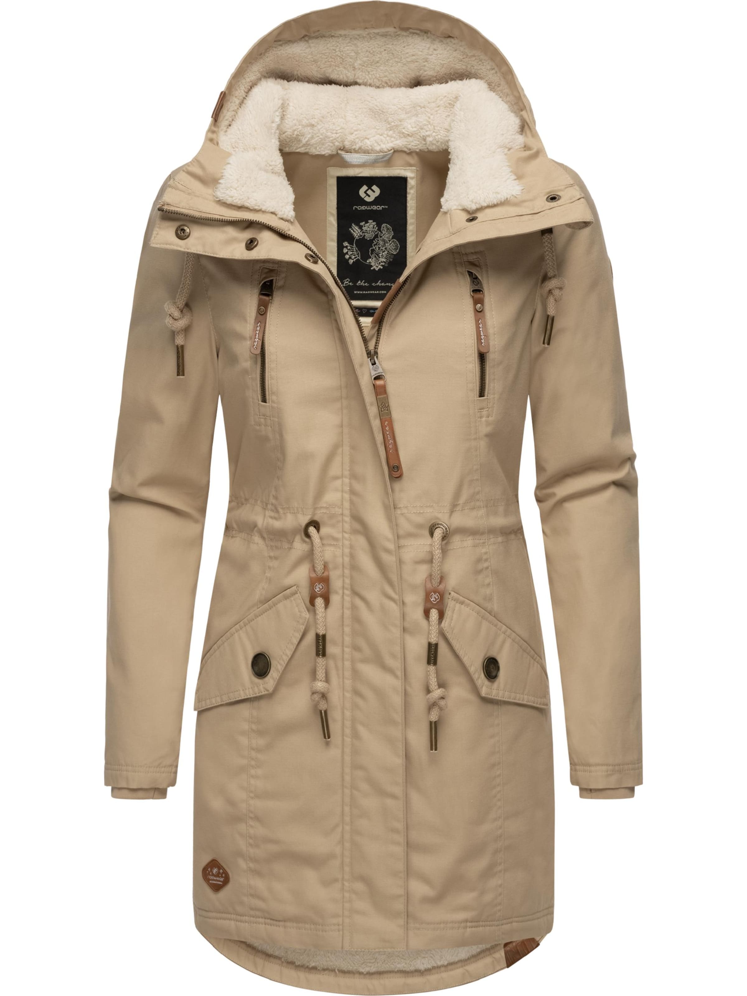Parka invernale 'Elsie' di Ragwear in beige: frontale