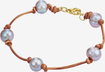 Bracelet Valero Pearls en gris : devant