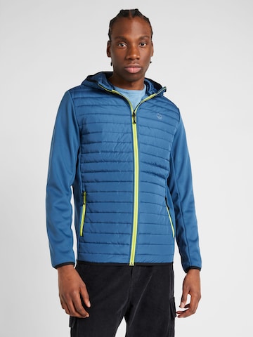 JACK & JONES - Ajuste regular Chaqueta de entretiempo en azul: frente