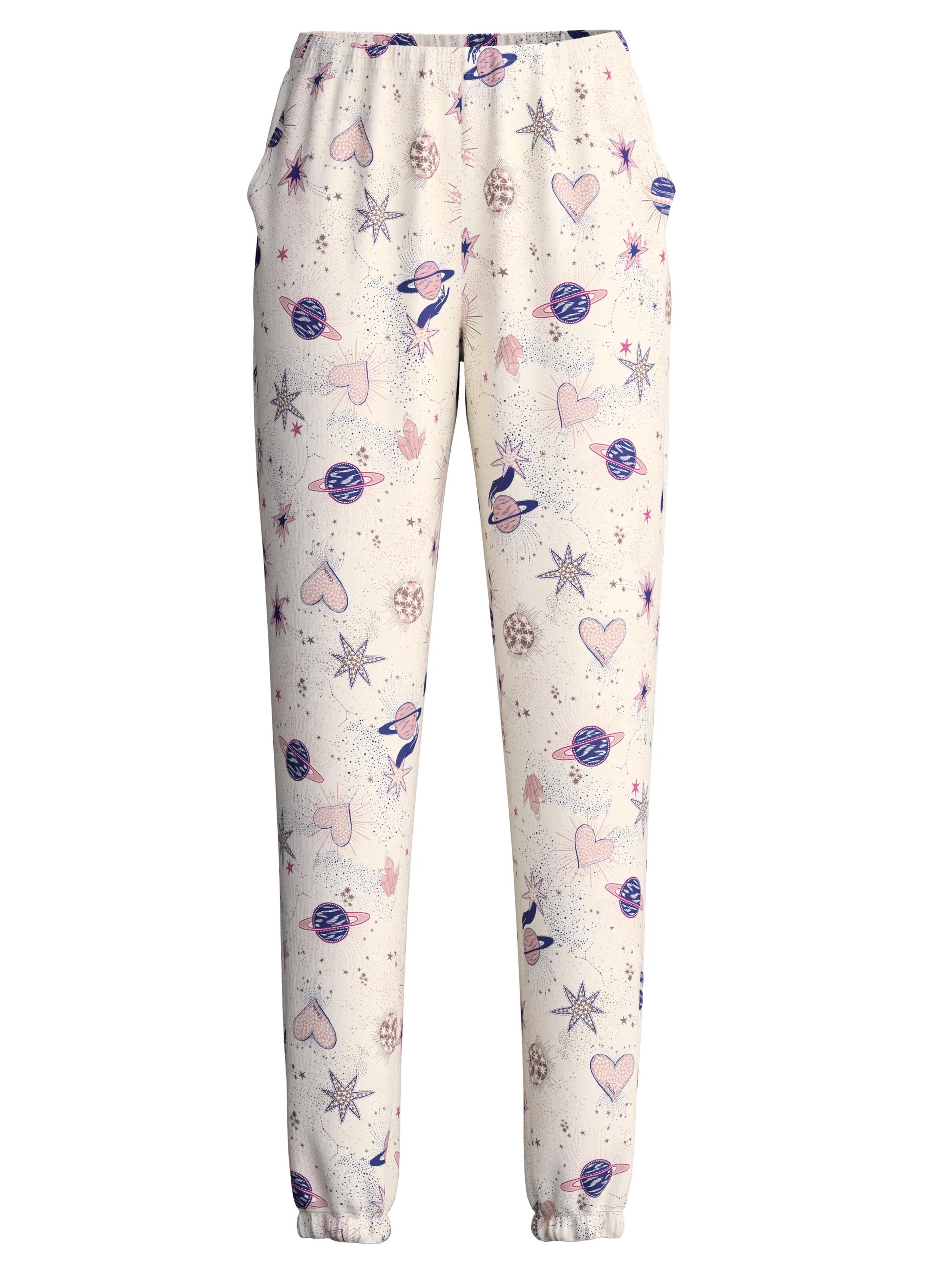 CALIDA Pyjamahose 'Favourites'‌‌‌‌‌‌‌ in Beige: Vorderseite