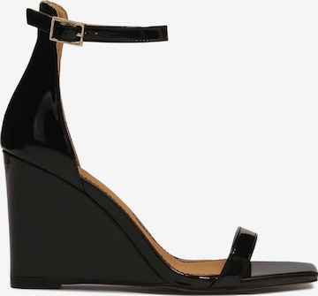 Kazar - Sandalias en negro: frente