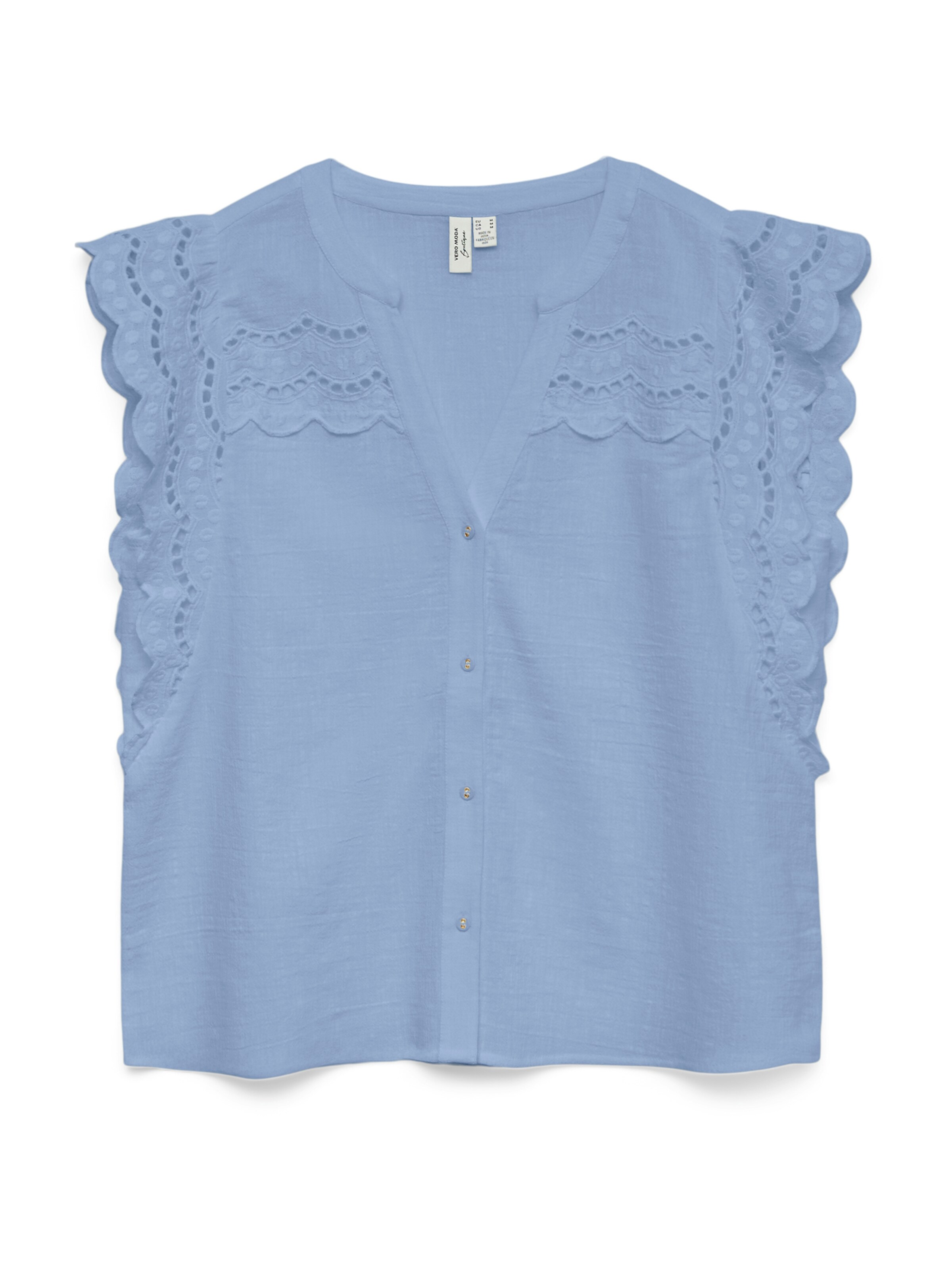 VERO MODA Bluzka w kolorze niebieski: przód