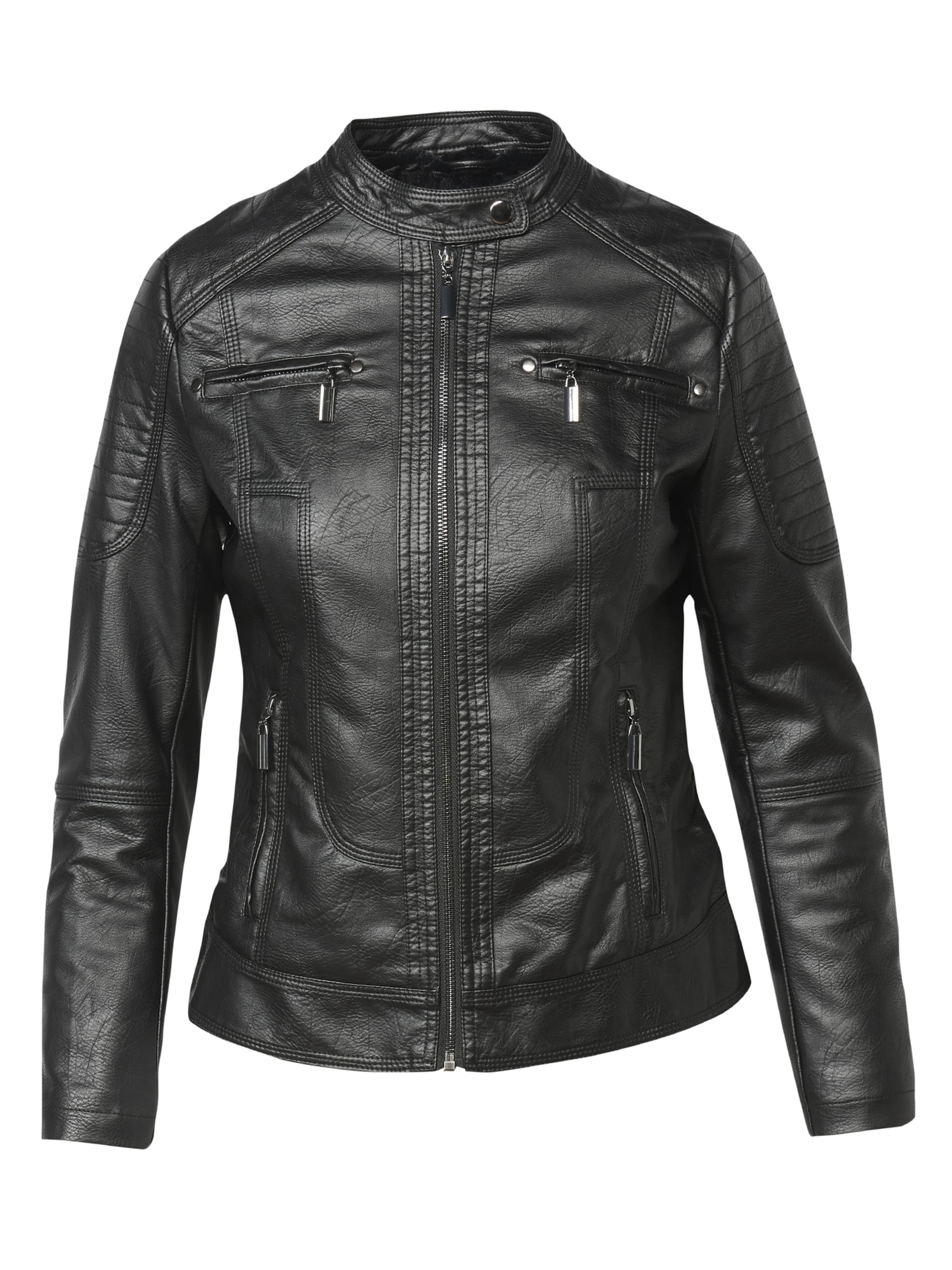 Giacca di mezza stagione di KOROSHI in nero: frontale