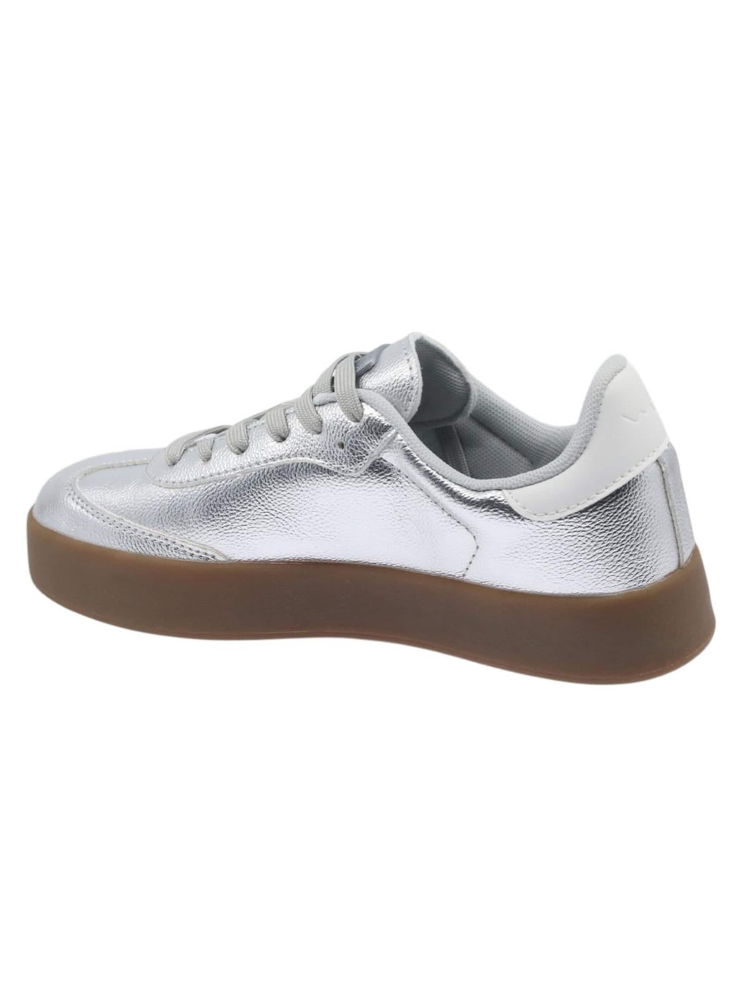 Beppi Sneaker low 'Casual Shoe'‌‌‌‌‌‌‌‌‌ in Silber