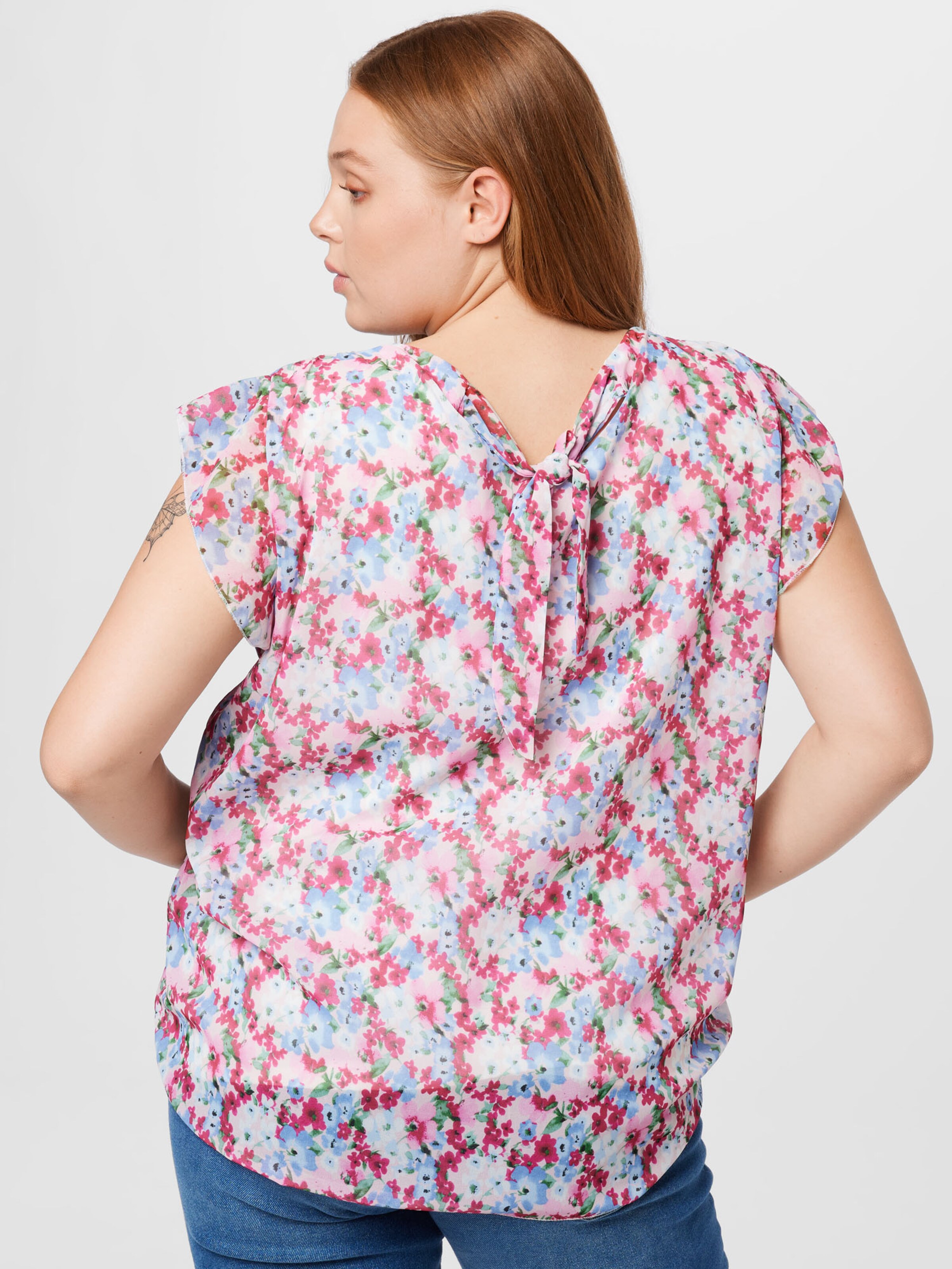 Frauen Große Größen Z-One Bluse 'Nela' in Pitaya, Hellpink - QQ71296 Frauen Große Größen Z-One Bluse 'Nela' in Pitaya, Hellpink - QQ71296