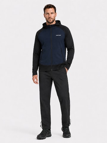 YOUTHUP Athletic Jacket 'UHRENFENSTER' in Blue