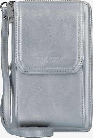 Seidenfelt Manufaktur Smartphone Case 'Sanna' in Silver: front