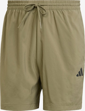 ADIDAS SPORTSWEAR - Pantalón deportivo 'Essentials' en verde: frente
