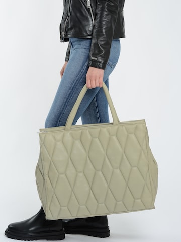 Maze Handbag in Green: front