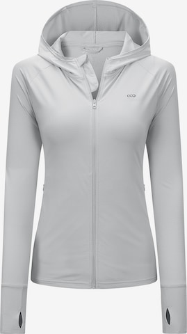 33,000ft Athletic Sweatshirt '33,000ft Women's Sun Protection Jacket' in Silver: front