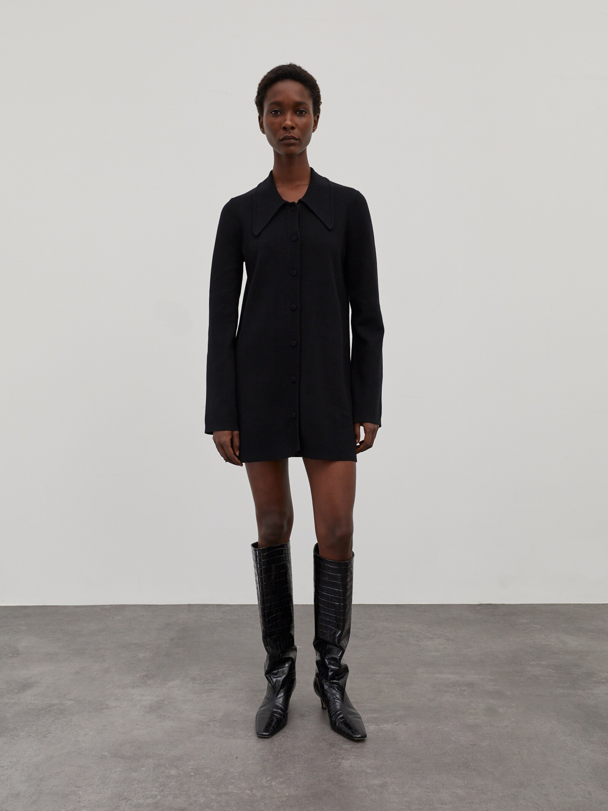 EDITED Produits Robes en maille 'Myah' noir