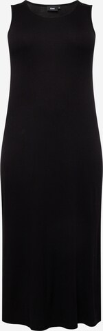 Robe 'CARLY' Zizzi en noir : devant