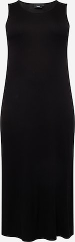 Zizzi Φόρεμα 'CARLY' σε μαύρο: μπροστά
