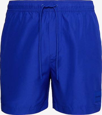 Calvin Klein Swimwear Board Shorts in Blue: front