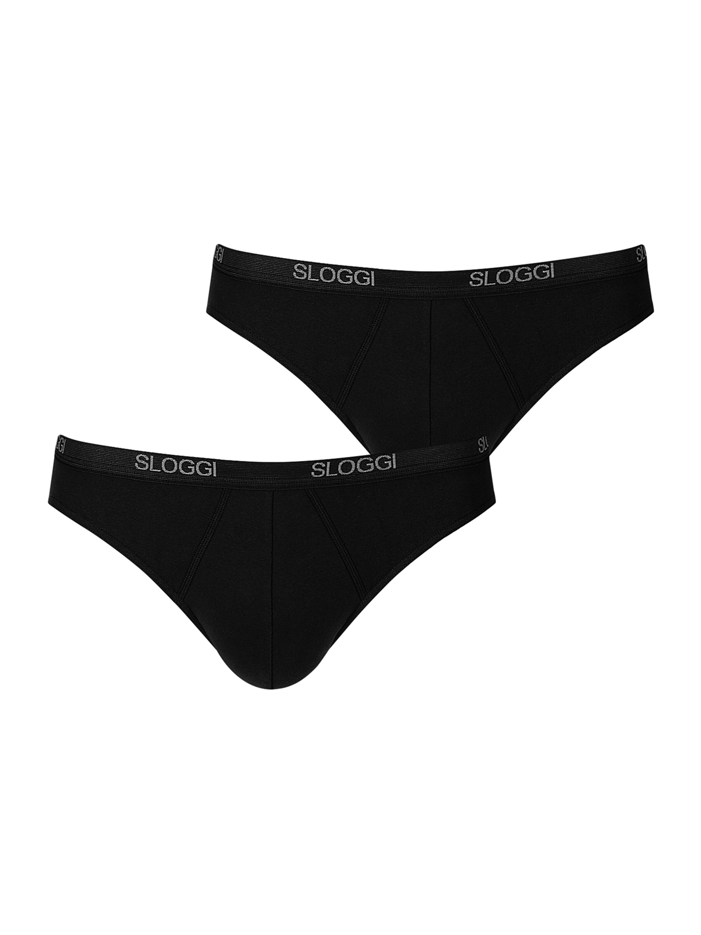 SLOGGI Minislip ' Basic ' in Schwarz: Vorderseite