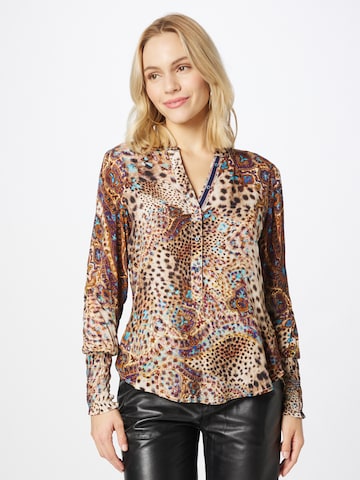 Emily Van Den Bergh Blouse in Brown: front