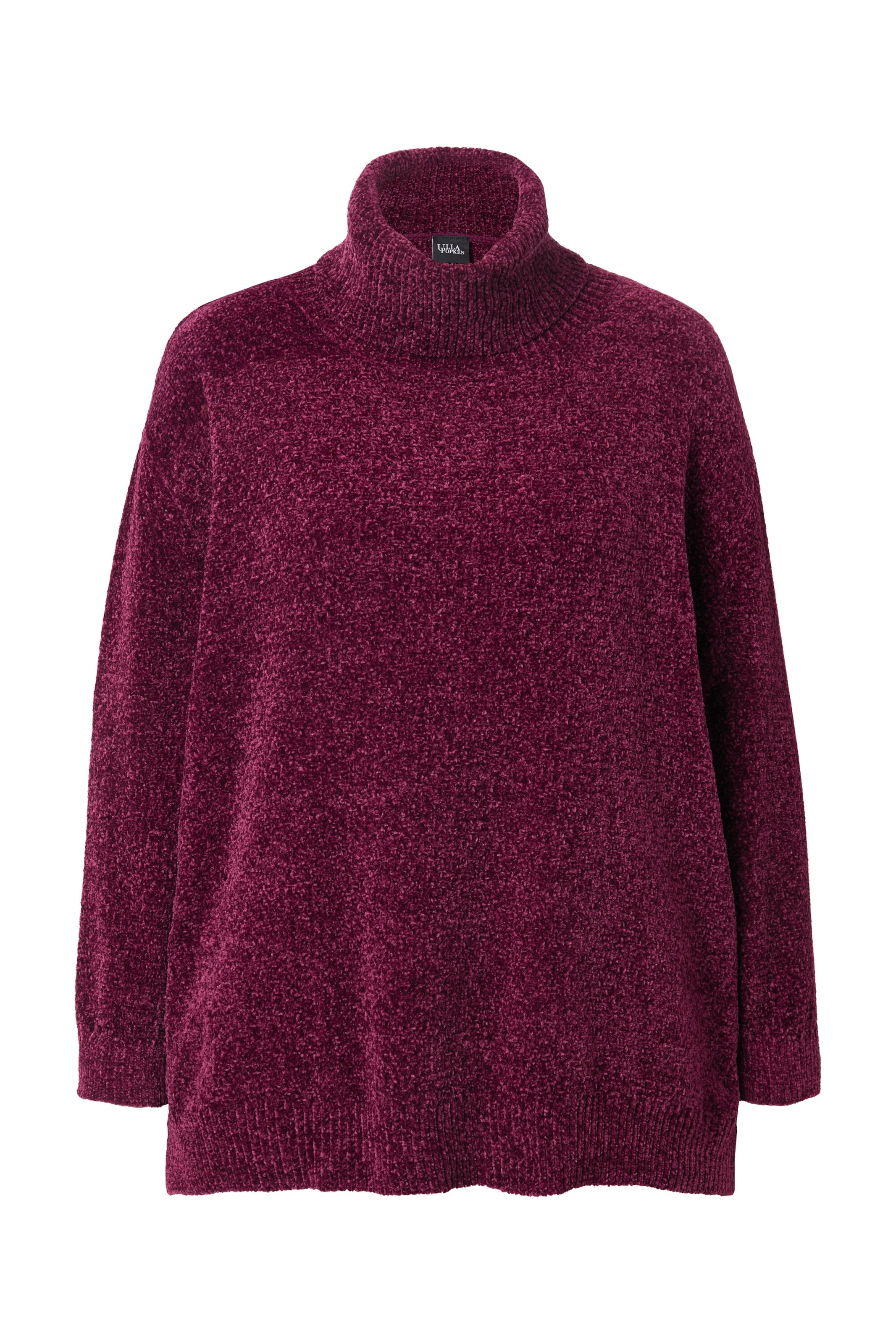 Pull-over oversize Ulla Popken en rouge : devant