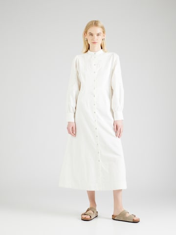 Y.A.S Košeľové šaty 'MIA' - biela: predná strana
