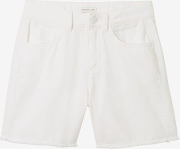 TOM TAILOR Regular Shorts in Weiß: predná strana