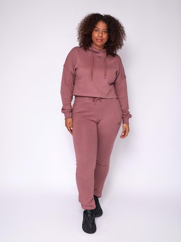 Fortex Fitness - Sudadera 'Essential Cropped Hoodie' en rosa