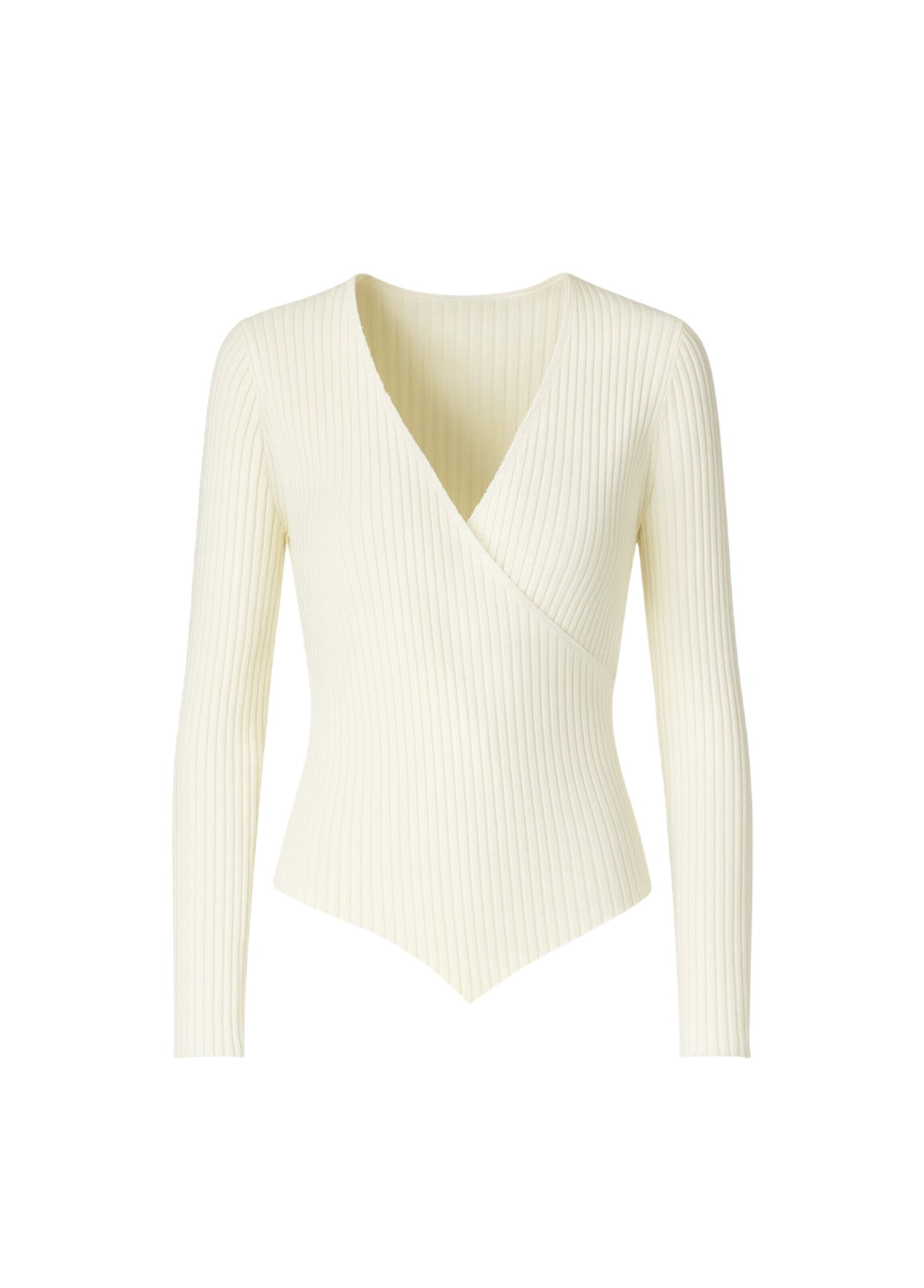 BASSIGUE Sweater in White: front