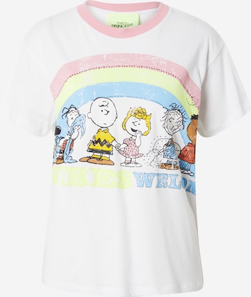 Frogbox T-Shirt 'Peanuts' in Weiß: predná strana