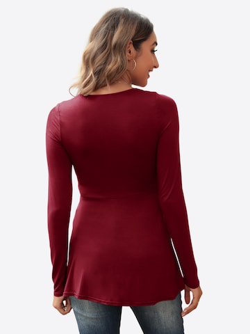 T-shirt Imily Bela en rouge : derrière